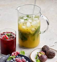 Mojito de maracujá sem álcool