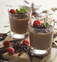 Čokoládová panna cotta