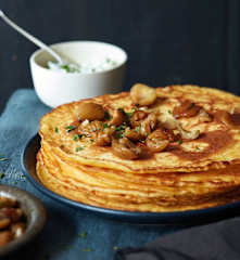 Galettes de potimarron aux châtaignes