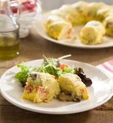 Tortilla de patatas mediterránea