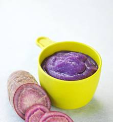 紫薯泥(6个月辅食)