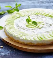 Cheesecake au concombre