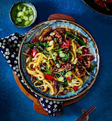 Miso-Udon-Nudeln