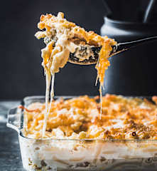 Gratin de pâtes au fromage