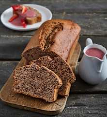 Plumcake con crema alla fragole