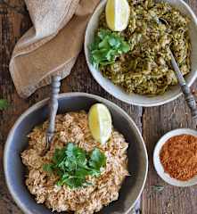 Relleno para tacos de vegetales y pollo