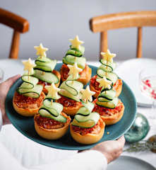 Tartellette alberello di Natale