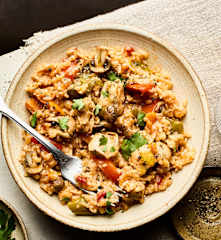 Riso spagnolo al pollo