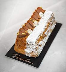 Financier alla nocciola con ganache fondente (senza glutine) di Damiano Carrara