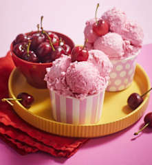 Gelato veloce alle ciliegie