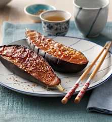 Aubergine glacée au miso (Nasu dengaku)