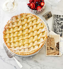 Crostata mit Vanillecreme