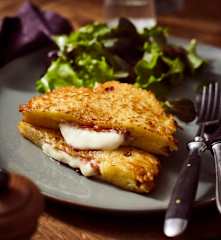 Gefüllte Kartoffelrösti