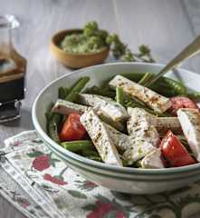 Insalata di tacchino e fagiolini