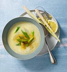 Soupe asperge citron