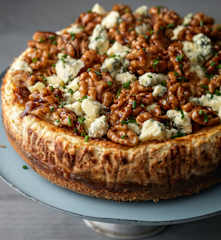 Savoury Stilton Cheesecake