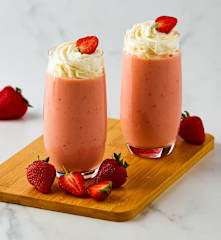 Milkshake fragole e mango