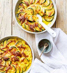 Gratin de courgettes au curry