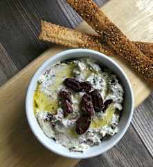 Olive and Thyme Goat Cheese Dip