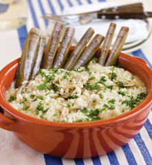 Arroz de lingueirão