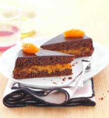 Gâteau chocolat-abricot