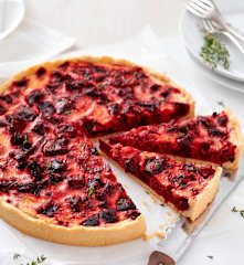Rote-Bete-Tarte mit Feta