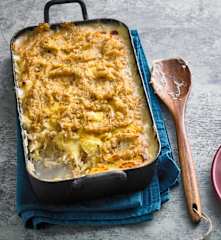 Sauerkraut-Apfel-Auflauf