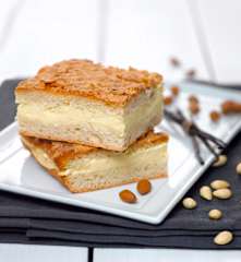 Pudingovo-mandlové řezy