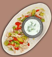 Grillhähnchen-Salat