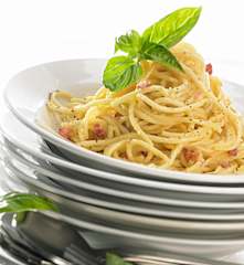 Spaghetti carbonara express