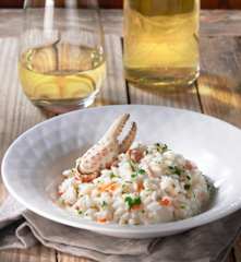 Risotto alla crema di granchio