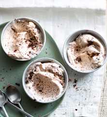 Yaourt glacé façon stracciatella