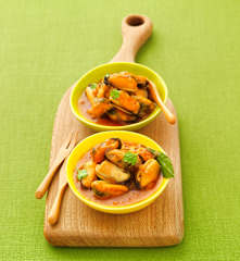 Moules à l'escabèche