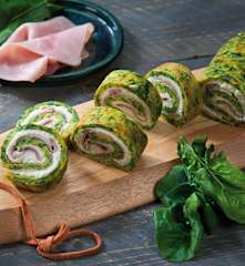 Frittatine agli spinaci ripiene