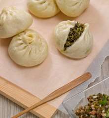 雪菜鮮肉包子