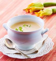 Crema de flor de calabaza