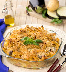Busiate al forno con pesto alla trapanese