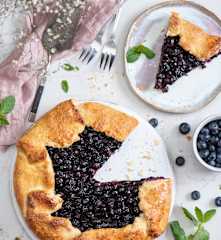 Galette z borówkami