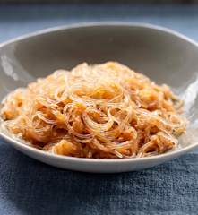 Kelp Noodles in Marinara Sauce