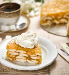 Jablečný nepečený dort (Mokrý pes)