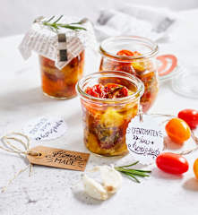 Conserva de tomates asados y miel
