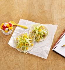 Chicken Soft Tacos with Fruit Salsa