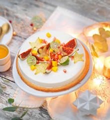 Tarte fine façon cheesecake