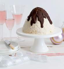 Panforte ice cream bombe