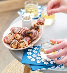 Champignons farcis aux pruneaux