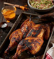 Piri Piri Chicken with Chopped Vegetable Salad