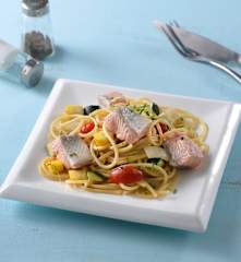 時蔬鮭魚義大利麵(TM6 & TM5)