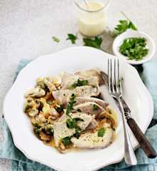 Emincé de veau à la normande