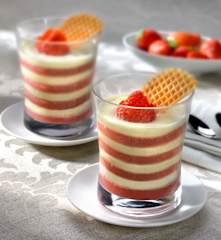 Millerighe alla fragola e cioccolato bianco al profumo di limone