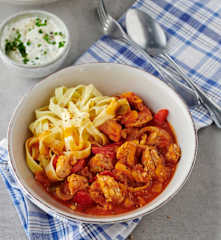 Paprika-Puten-Gulasch